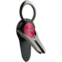 InLine Smartphone 3in1 Smartclip KFZ-Halter rot