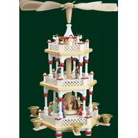 Erzgebirgische Volkskunst Richard Glässer GmbH Weihnachtspyramide Tischpyramide Erzgebirge Pyramide