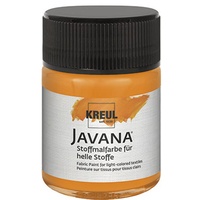 Kreul Javana Stoffmalfarbe für helle Stoffe orange, 50 ml