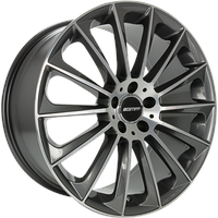 GMP Stellar 9x22 ET25 5x112 66,6, anthracite diamond