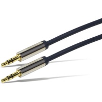 Logilink CA10150 Klinke Audio Anschlusskabel 1.50 m 3.5mm blau,