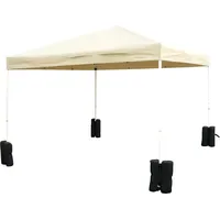 Outsunny Pavillon Standfuß 4 Stück 0,14 x 0,42 x
