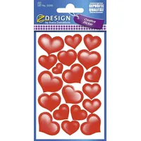 Avery Zweckform Zweckform 53205 Deko Sticker Herzen 38 Aufkleber