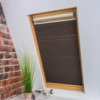 LIEDECO Universal Dachfenster-Wabenplissee , 83 x 141 cm, braun