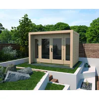 Weka Designhaus 263 2,95 x 2,95 m natur