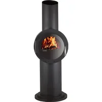 Kanuk Kaminofen Stahl Schwarz