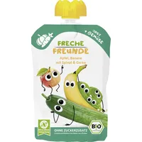 Erdbär Freche Freunde Bio Quetschie Apfel, Banane, Spinat &