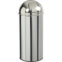 Rossignol Push-Mülleimer Edelstahl 45L