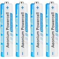 Pearl 4er-Set Hybrid-Akkus "Aeonium Powercell" Typ AAA Micro, 800