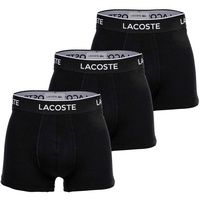 Lacoste Casualnoirs Low Rise black S 3er Pack
