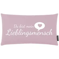 Magma Heimtex Kissen Lieblingsmensch, rosa 30 x 50 cm