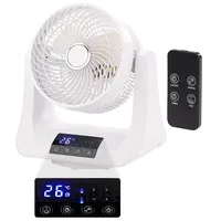 Sichler Haushaltsgeräte Digitaler 3D-Robo-Raumventilator & Luftzirkulator, 45 Watt, Ø