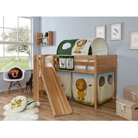 TICAA Podestbett Ekki Country 90 x 200 cm inkl.