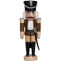 Seiffener Volkskunst eG Nussknacker Husar 28 cm Holz Braun