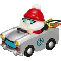 Seiffener Volkskunst eG Kugelräucherfigur Nikolaus im Trabi 12 cm