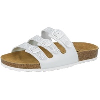 LICO Bioline Flower weiß Silber, 38 EU