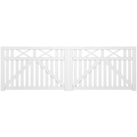 Plus Doppelzauntor Vinesse 300 x 98 cm weiß