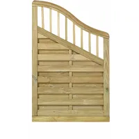 Plus Sichtschutzelement Rondo 90 x 142 cm Natur/Holz