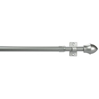 LIEDECO Scheibenstange Paradiso 12 mm Cafehausstange, silber-matt