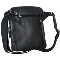 LEONHARD HEYDEN Berlin Umhängetasche Leder 23 cm schwarz