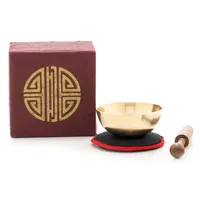 Klangschalen-Center Klangschalen-Set in Box mini violett mit Longevity