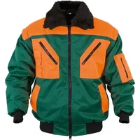 FELDTMANN Forstpilotenjacke Gr.M grün/orange 70%Polyacryl/30%Polyester Webpelzfutter