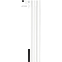GAH Alberts Fahnenmast 42 mm Stahlrohr, Gesamtl. 6, 15m