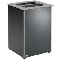 VAR Abfallbehälter AB 01 antik-silber/silber 80 l