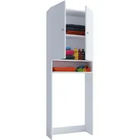 VCM Lona Waschmaschinenschrank 64 x 27 x 182 cm