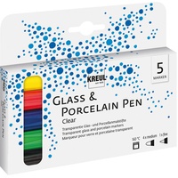 Kreul Glass ColorPen 5er Set Glasmalstift
