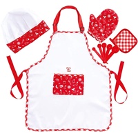 HaPe E3162 - Chefkoch-Set, Küchenspielzeug, Schürze, Topflappen, Utensilien