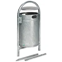 VAR Rohrbogenständer RB 007 enzianblau 60 l