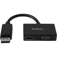 Startech StarTech.com Reise A/V Adapter: DisplayPort HDMI VGA Konverter