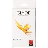 GLYDE Ultra Supermax 10 Kingsize Condome, vegan, 60mm Breite