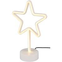 Trio Reality LED Tischleuchte Star 29,5 cm x 20