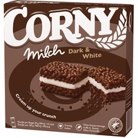 CORNY Müsliriegel Milch Dark & White 4 x 30
