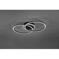 Trio Reality LED Deckenleuchte Venida Schwarz