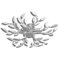 VidaXL Deckenlampe Kristall Blätter Deckenleuchte Leuchte Deckenstrahler Lampe