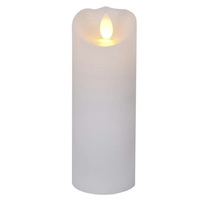 Star Trading GLOW Echtwachs gelb flackernd Timer H: 15cm