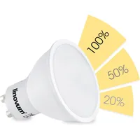 Linovum fourSTEP Dim LED Leuchtmittel mit 4-Schritt-Dimmung GU10-5W 2700K