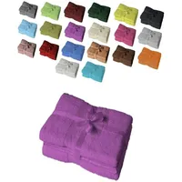 EXKLUSIV HEIMTEXTIL Duschtuch 70 x 140 cm lila 4