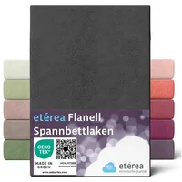 Etérea Himmlische Qualität Spannbettlaken Flanell 140 x 200 -