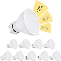 Linovum 10 Stück fourSTEP Dim GU10 LED Lampe dimmbar
