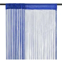 VidaXL Fadenvorhänge 2 Stk. 100 x 250 cm Blau