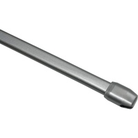 GARDINIA Vitragestange 1-läufig Ø 11 mm 65 cm silber