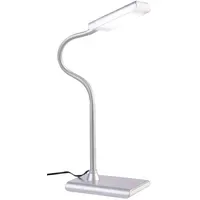 Lunartec LED-Schreibtischlampe Silber