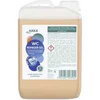 HAKA WC Reiniger Gel Orange, 3l Reinigungsmittel Toilettenreiniger gegen