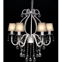 VidaXL Kronleuchter mit 2300 Kristallen Weiß