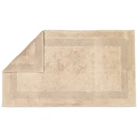 CAWÖ Luxus Badteppich 1000 Sand 70 x 120 cm