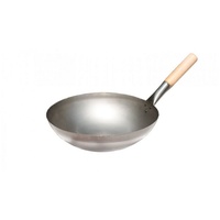 All'Grill Original chinesische Wokpfanne mit Holzgriff, Ø 33 cm
